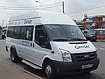 Бесплатный автобус Genser в пункт аренды автомобилей АрендаАвто-Евп на Новорязанском шоссе